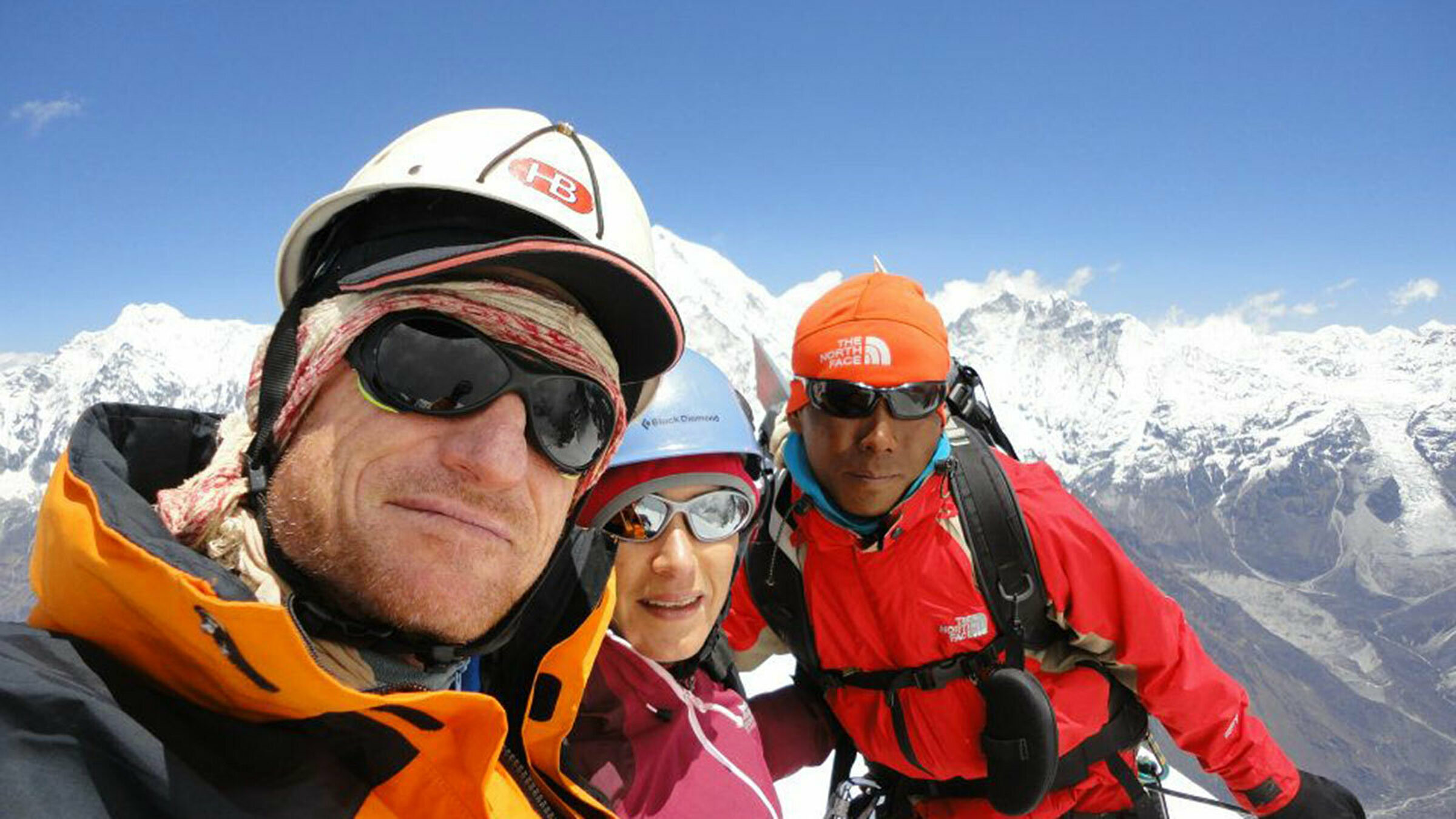 Langtang ganjala 09 on the summit of ganjala chuli peak